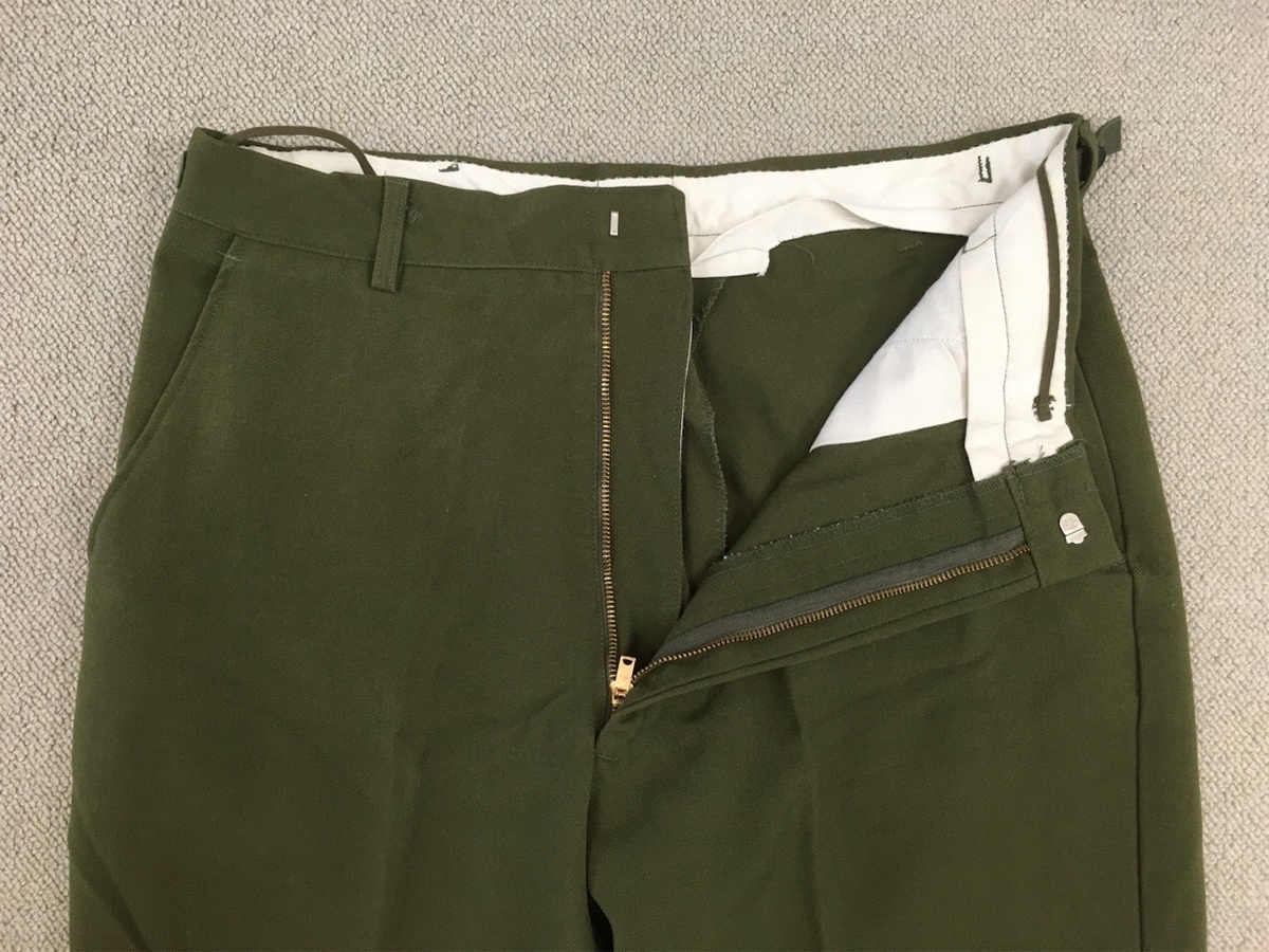 1980年代アメリカ陸軍ウールフィールドトラウザーズ(後期型・官給品)デッドストック