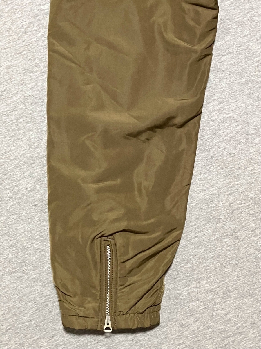 1950年代アメリカ海軍AL-1ナイロン防寒パイロットスーツ(カバーオール・OD・アルパカライニング)中古極上品