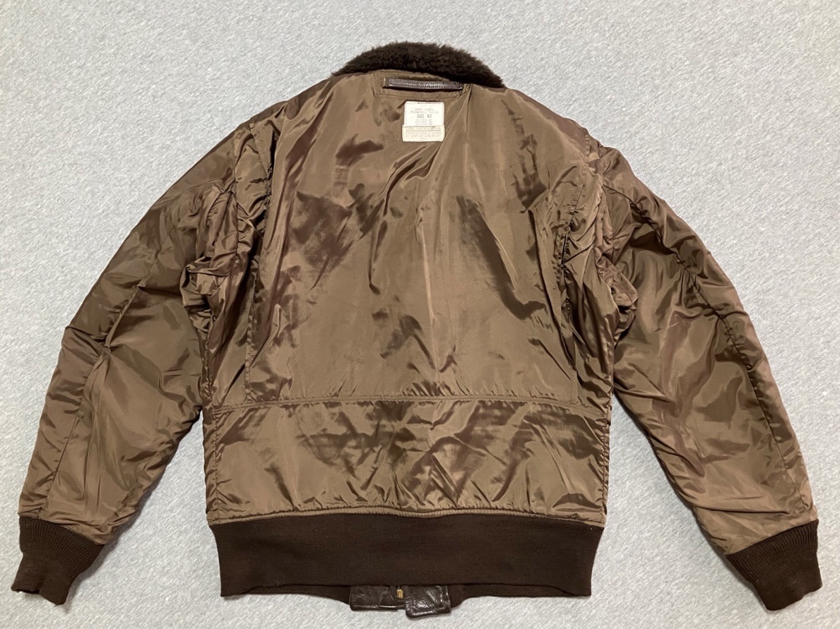 1980年代アメリカ海軍／海兵隊G-1レザーフライトジャケット市販モデル