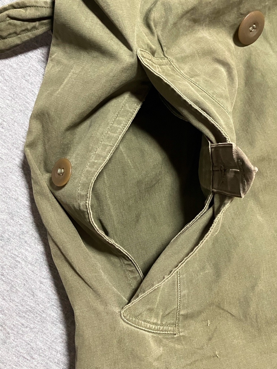 1940年代アメリカ陸軍M43トレンチコート（ライナーなし）中古上品