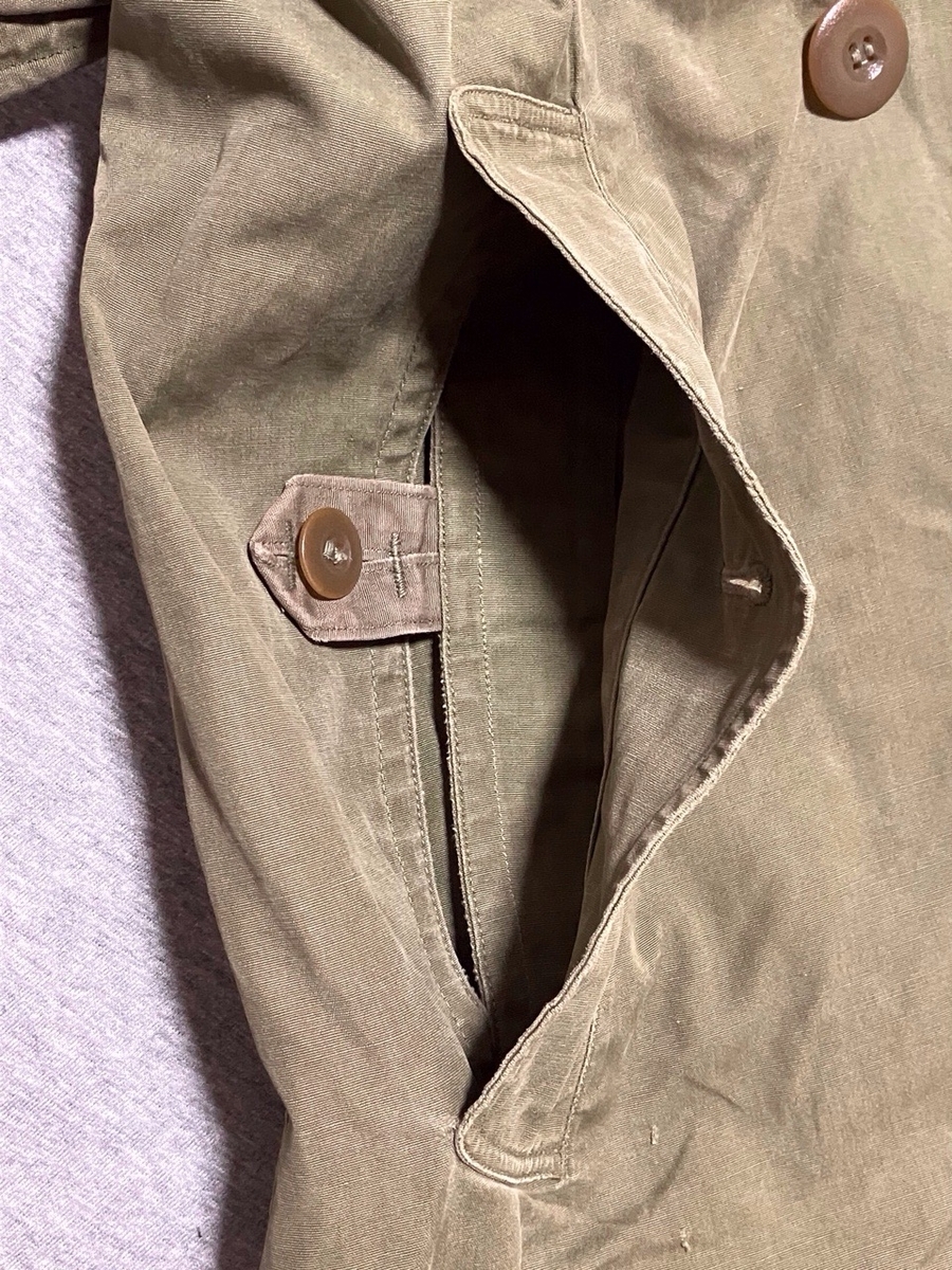 1940年代アメリカ陸軍M43トレンチコート（ライナーなし）中古上品