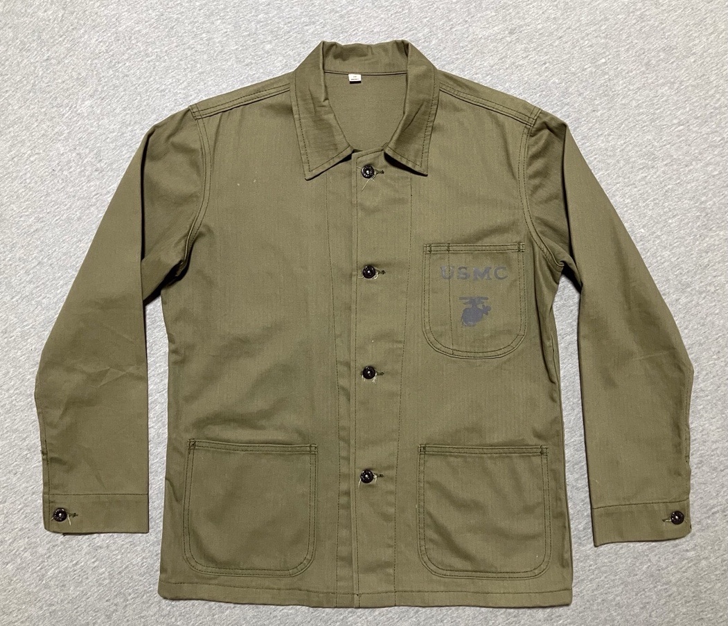 生地色が残念！【アメリカの軍服】海兵隊P41HBTユーティリティー