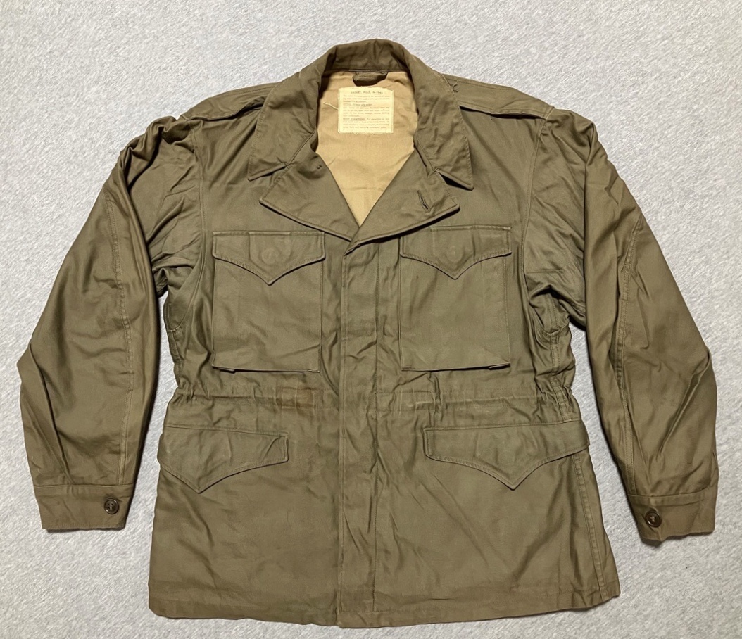 ww2 アメリカ軍　M43 フィールドジャケット　米軍 MILITARY（ミリタリー） リジェクト 訳あり品 実物 USED 米軍 M-43