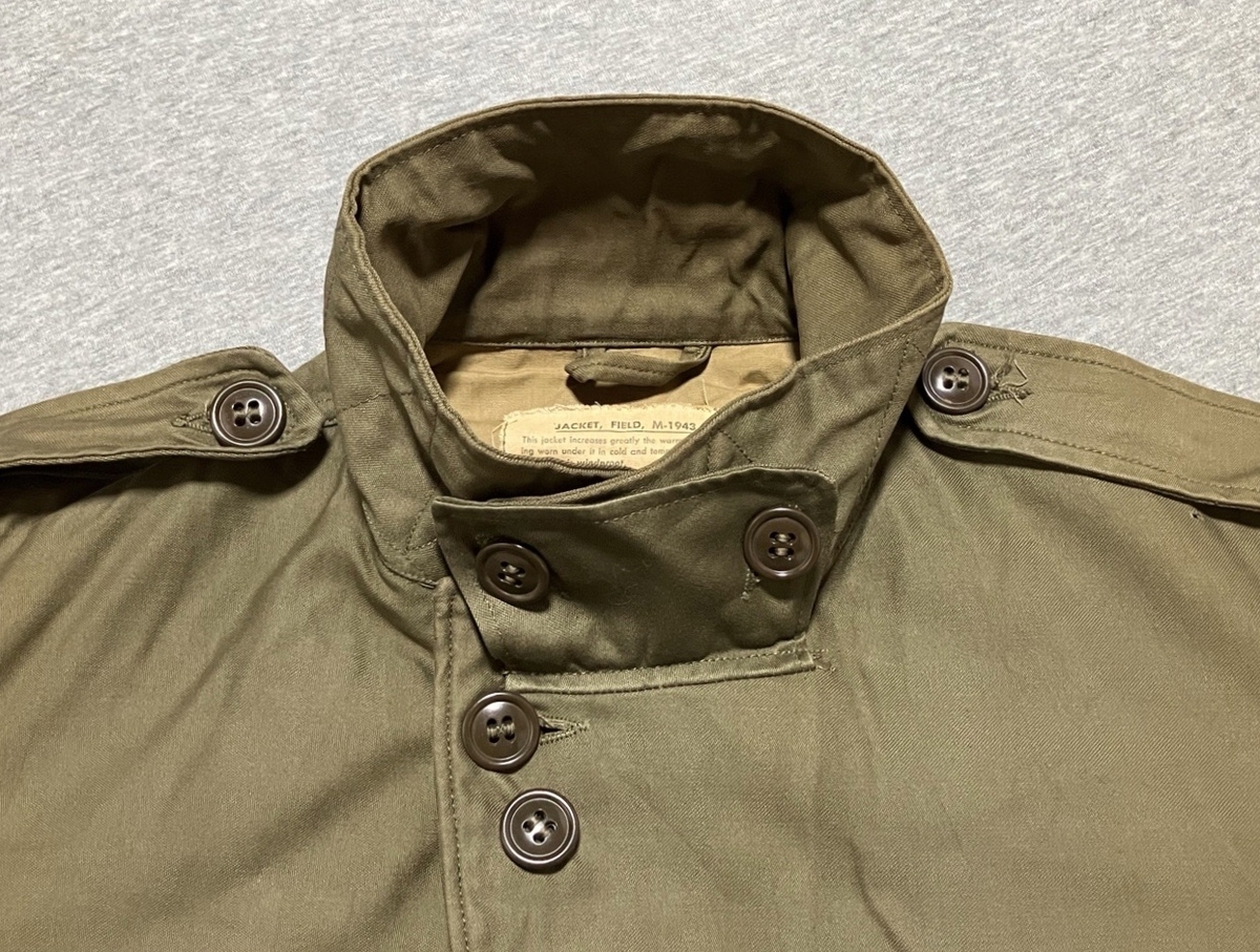 アメリカ軍M1943フィールドジャケット（370D・カーキライニング）中古極上品