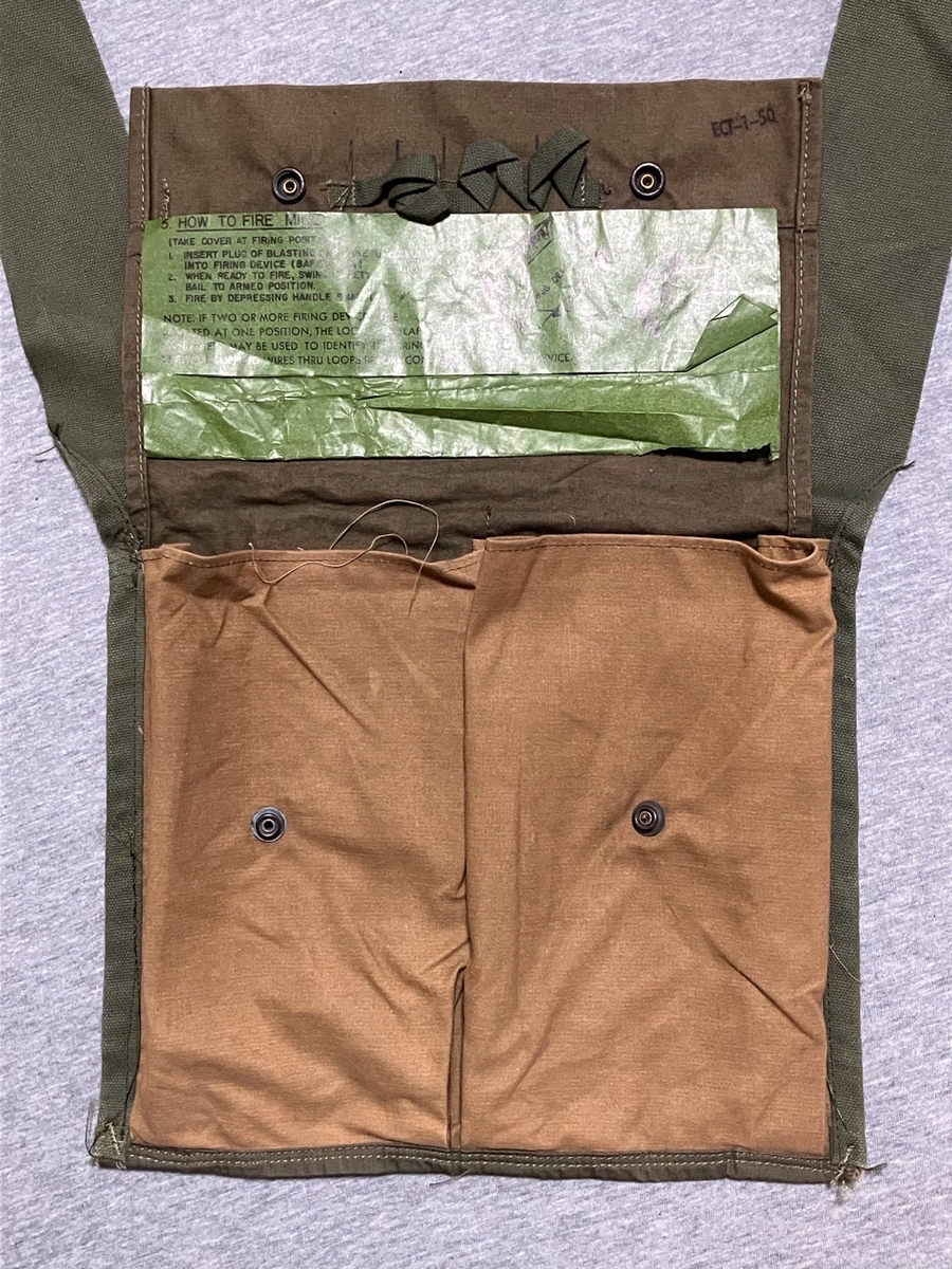 1970年代アメリカ軍対人地雷クレイモア用バッグ中古極上品
