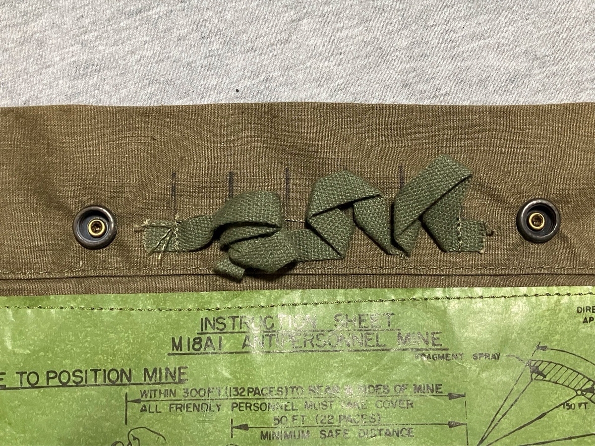 1970年代アメリカ軍対人地雷クレイモア用バッグ中古極上品