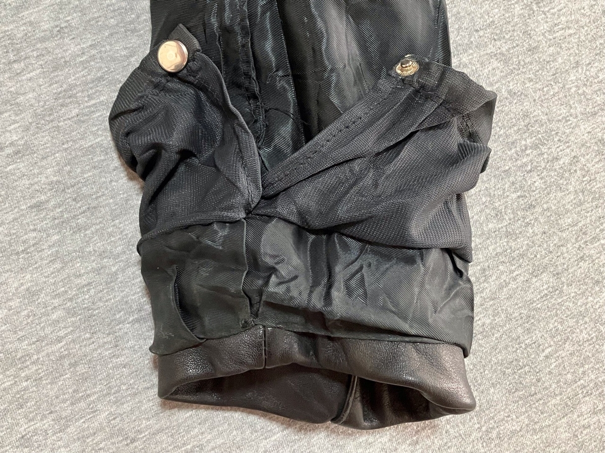1970年代旧西ドイツ警察レザージャケット（パッチ付き）中古良品