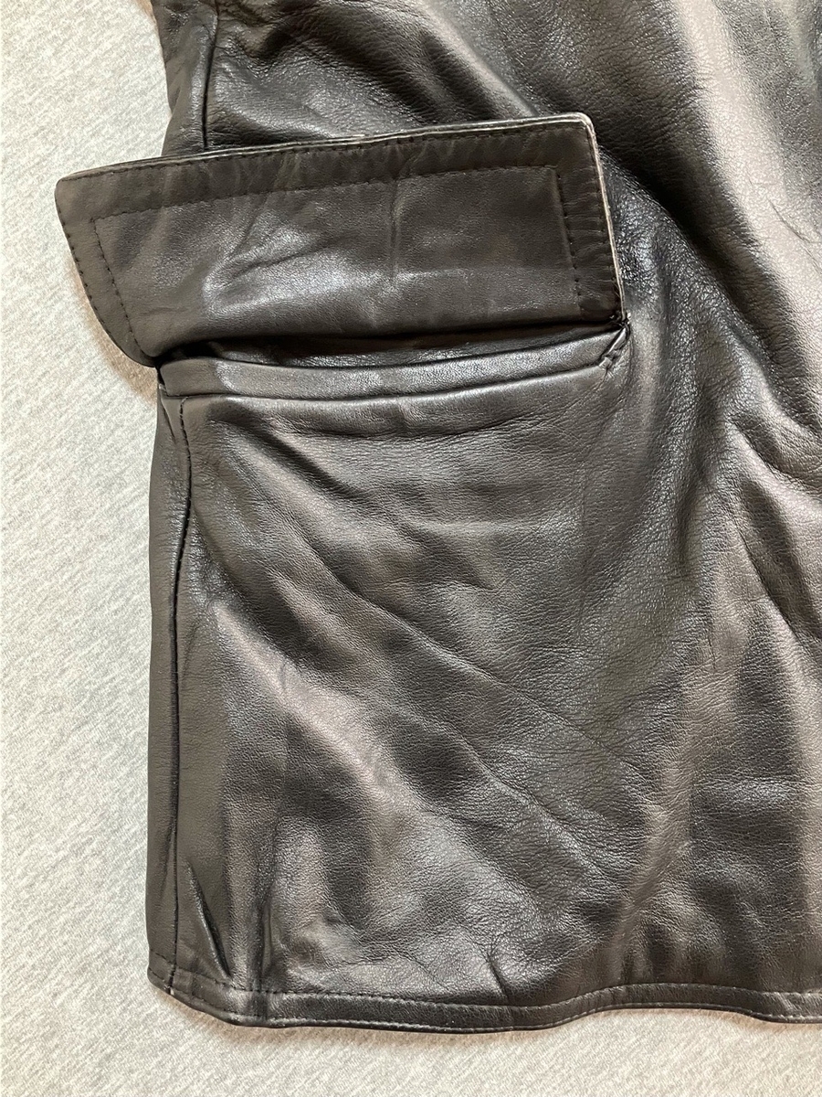 1970年代旧西ドイツ警察レザージャケット（パッチ付き）中古良品