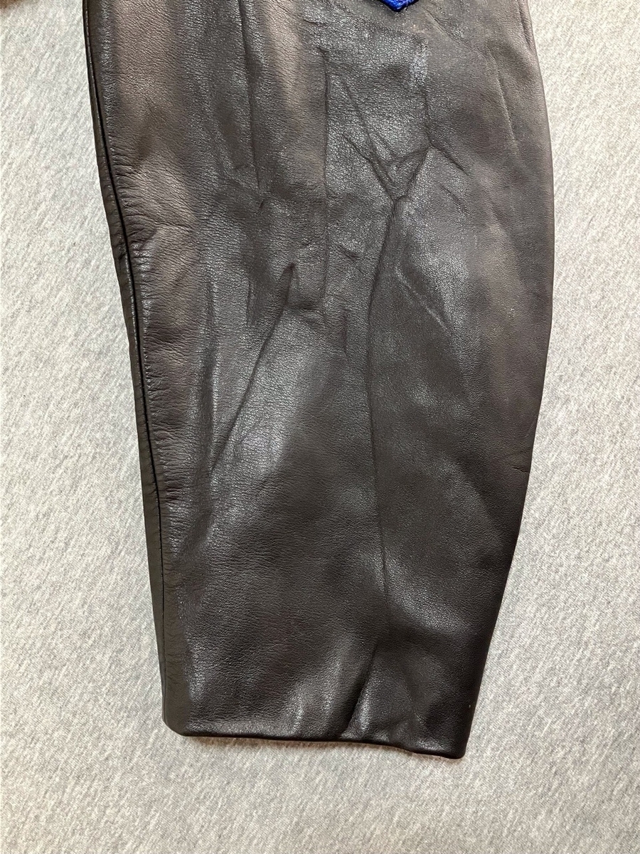 1970年代旧西ドイツ警察レザージャケット（パッチ付き）中古良品