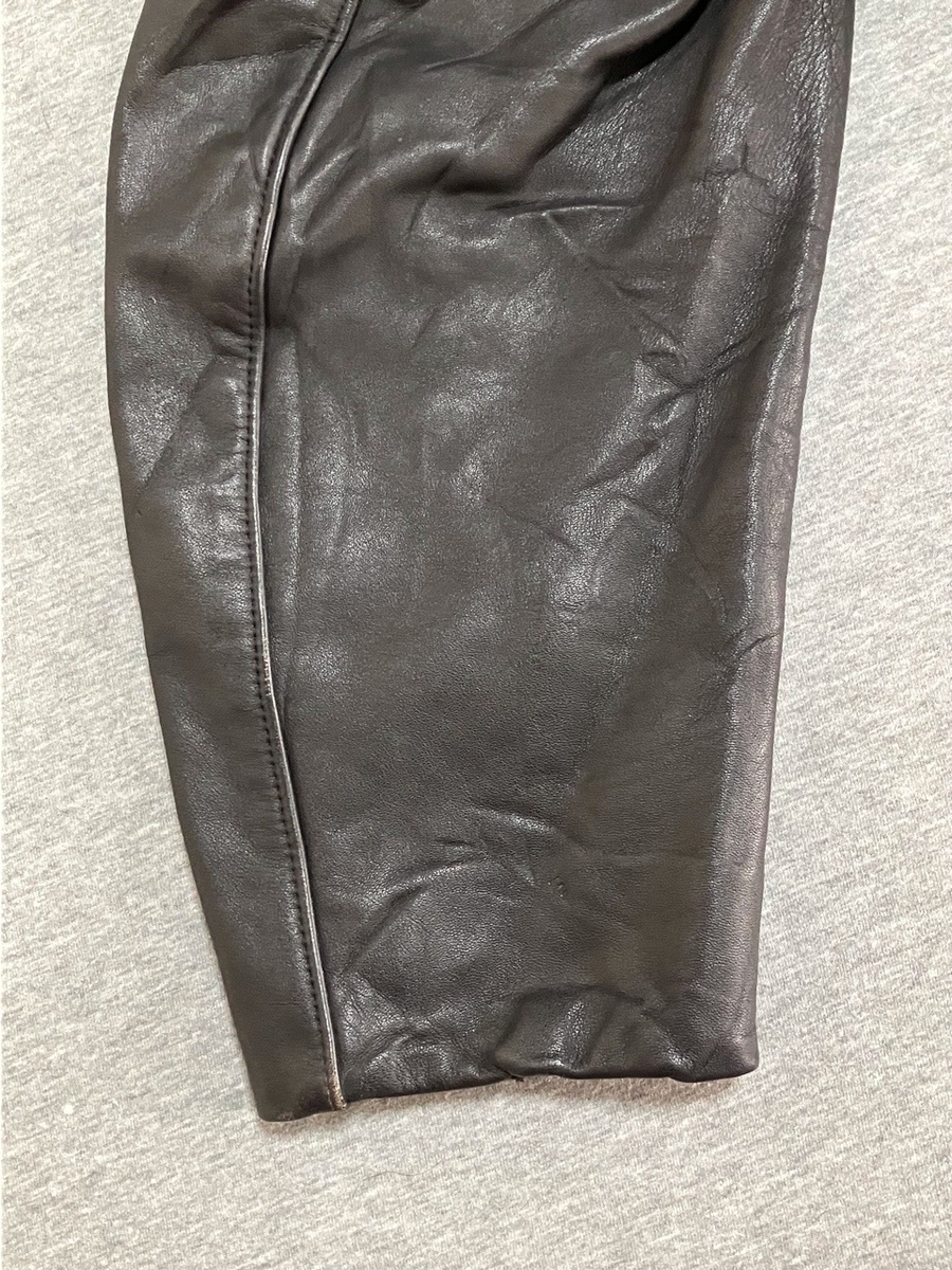 1970年代旧西ドイツ警察レザージャケット（パッチ付き）中古良品