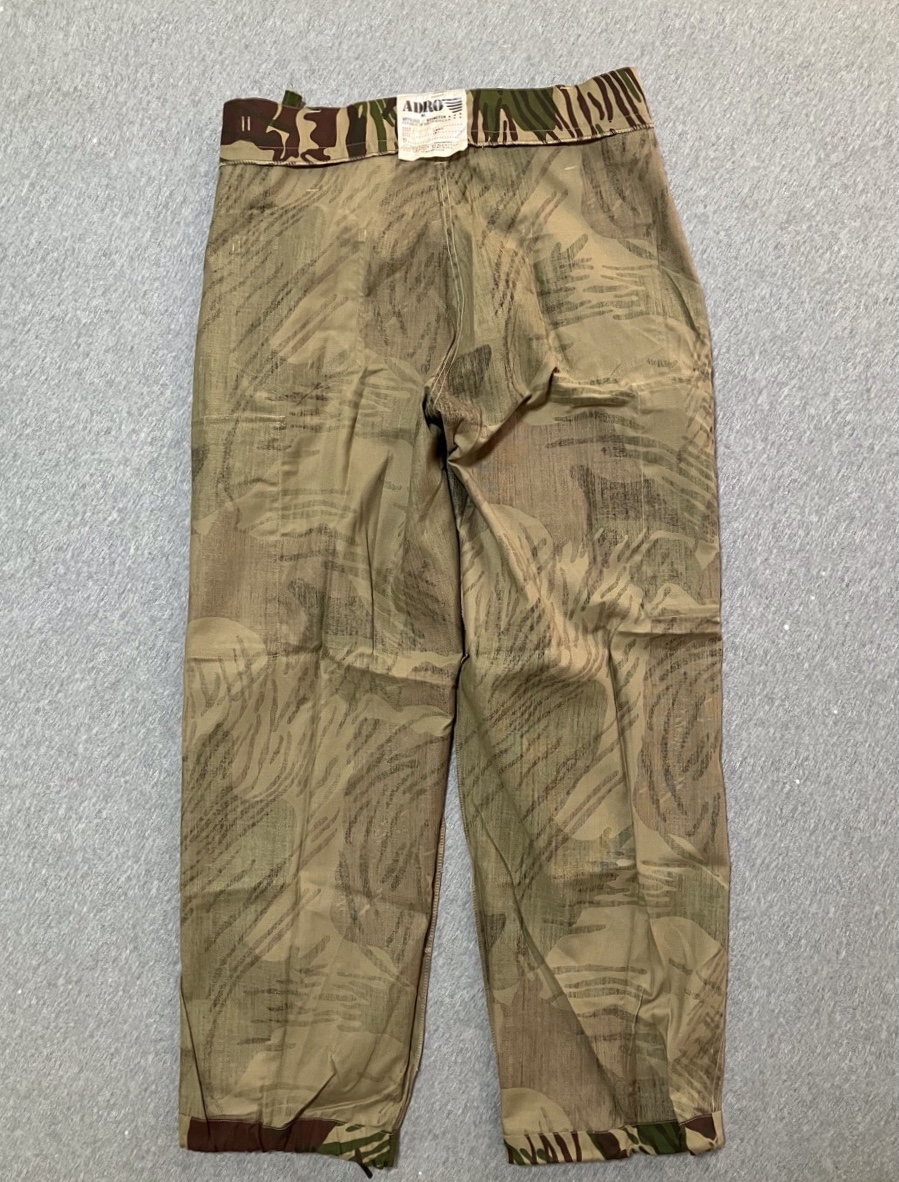 1990年代南アフリカ陸軍特殊部隊迷彩ユニフォーム(ローデシア軍類似パターン・デッドストック)