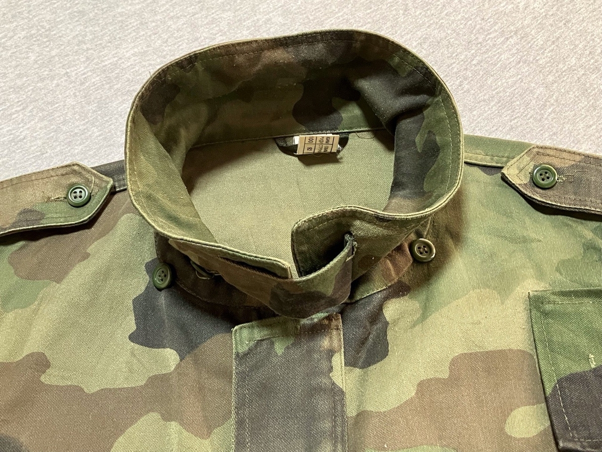 独特の迷彩です！【セルビアの軍服】陸軍M93迷彩フィールドジャケット