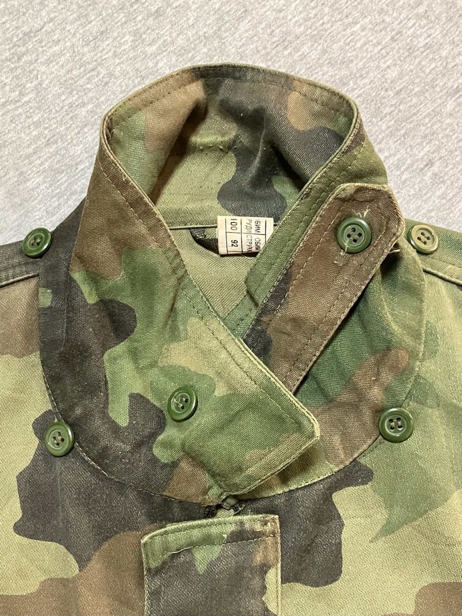 独特の迷彩です！【セルビアの軍服】陸軍M93迷彩フィールドジャケット