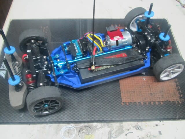 タミヤ TT-02 ノーマル足組み立て メカ積み。 - （兎）模型技術部