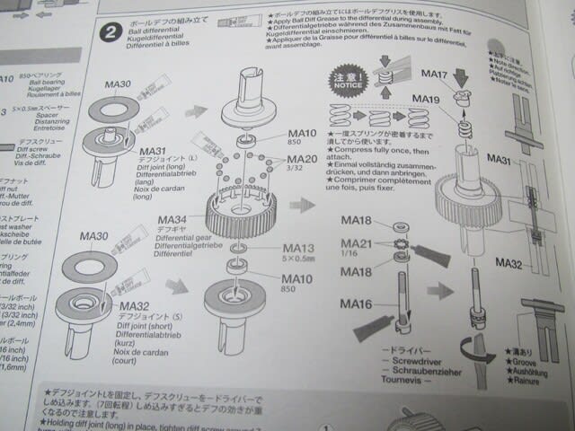 タミヤ BBX 組み立て その① - （兎）模型技術部