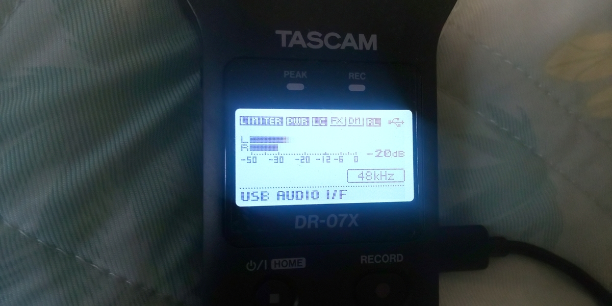 TASCAM DR-07X を使いOBSでASMR配信をする - パカパカタウン