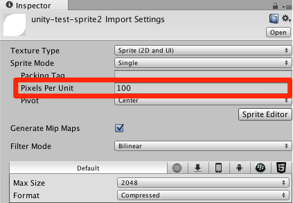 Unity Pixels Per Unit 【Unity2D】Pixels per Uint について - albatrusのブログ
