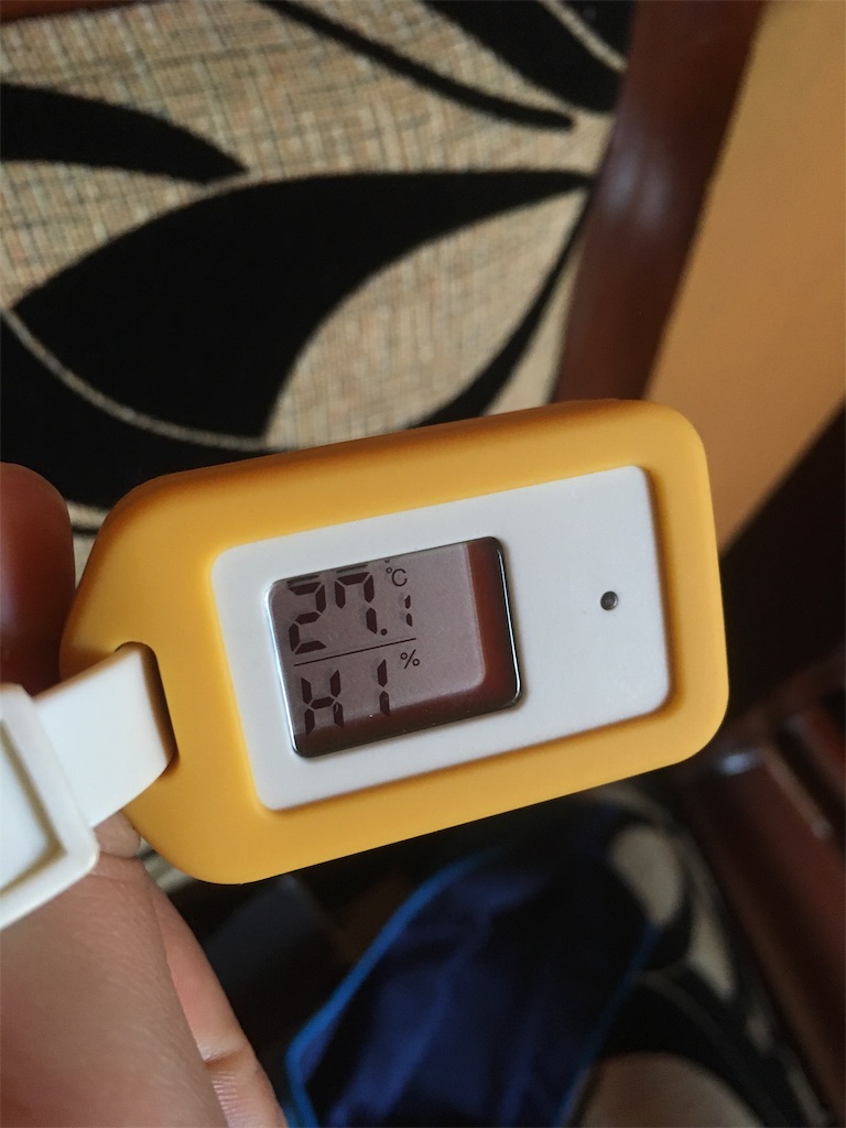 3日目 前半 時差3時間半 湿度測定不能 スリランカ留学日記