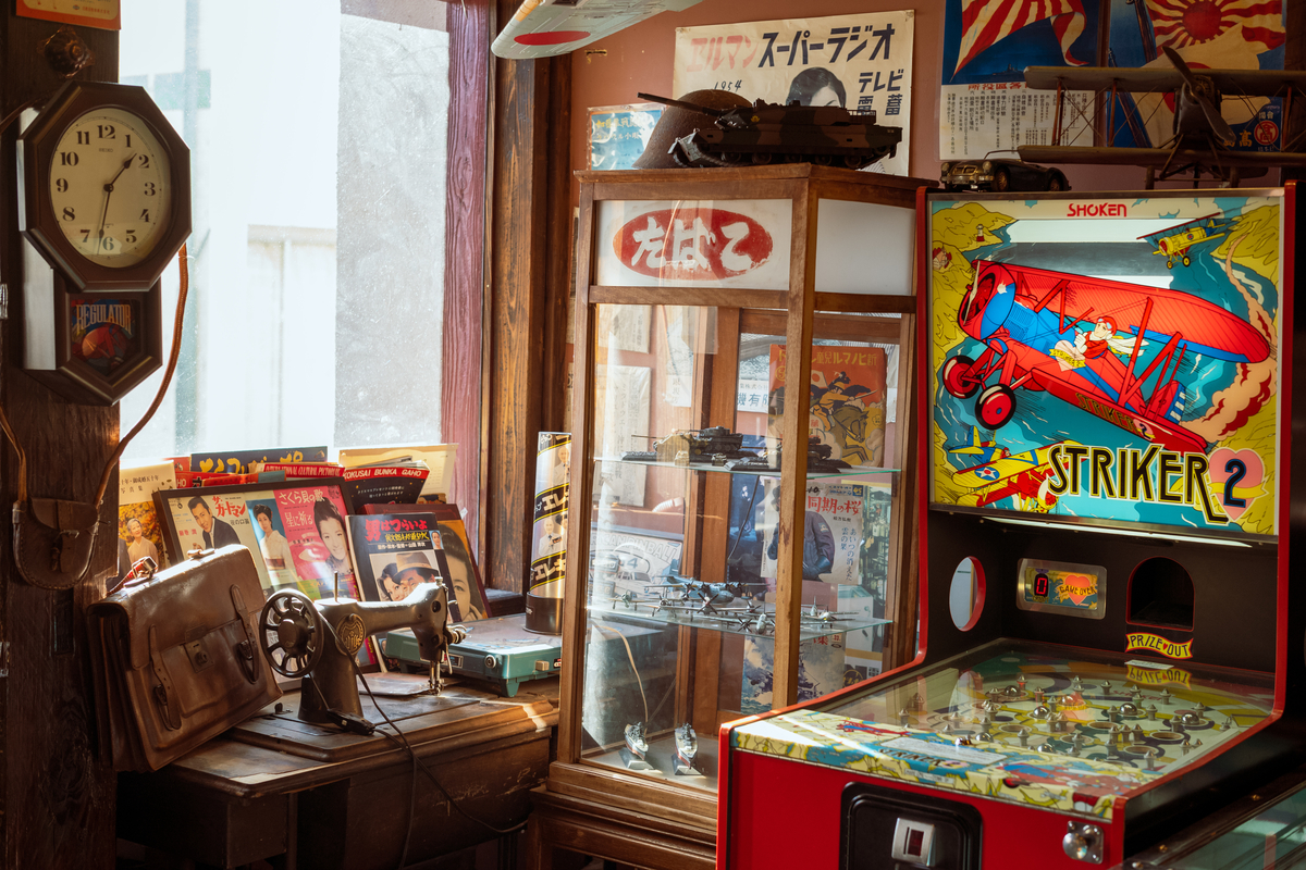 昭和風の駄菓子屋