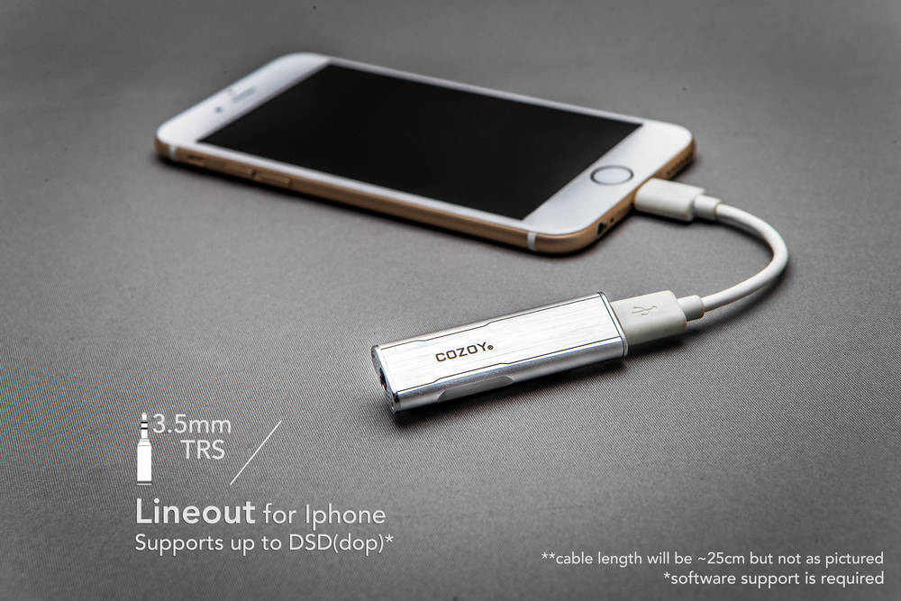 iPhone対応の超小型 USB DAC「COZOY Astrapi」レビュー 〜DSPで高音質