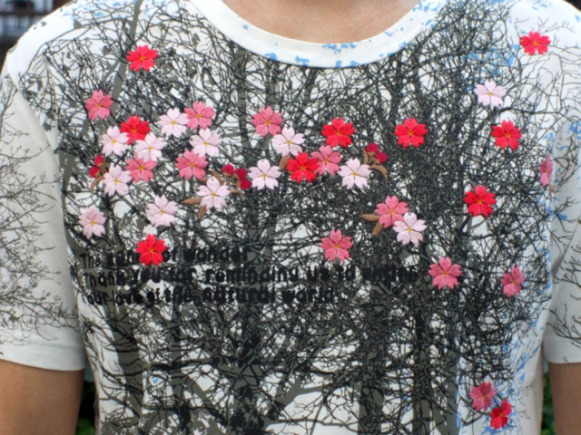 2009 sakura  wht 刺繍