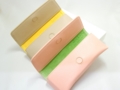 deekay.s　MCL 1-8 パステル レザー眼鏡ケース　pink / gray_1