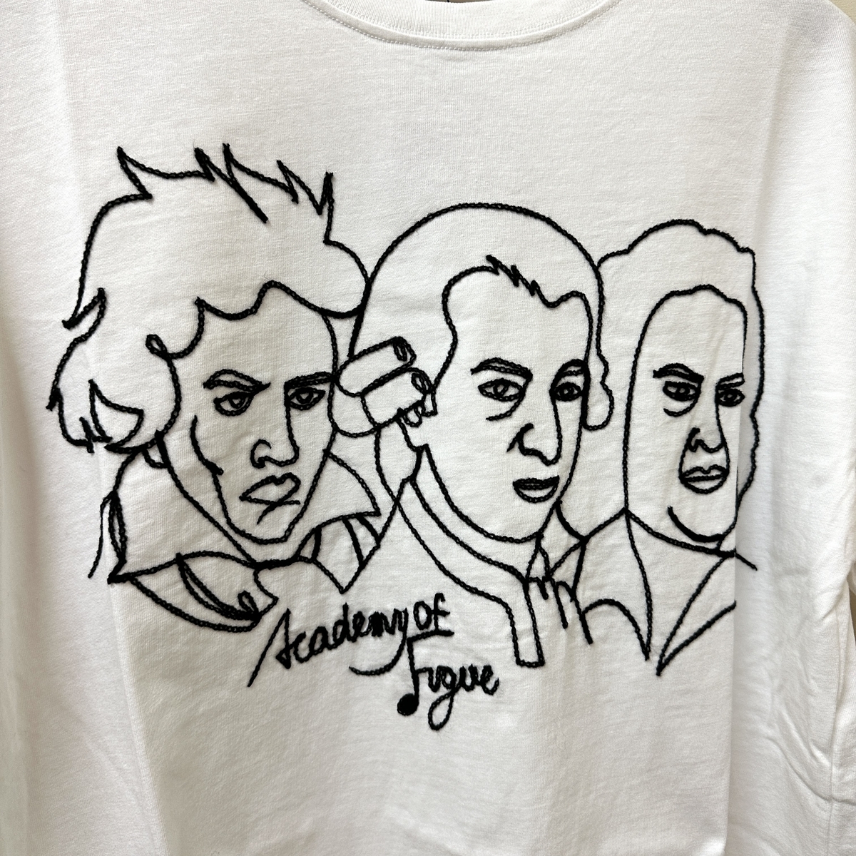 著名な3人をハンドル刺繍で。 - リトルアクトな日々