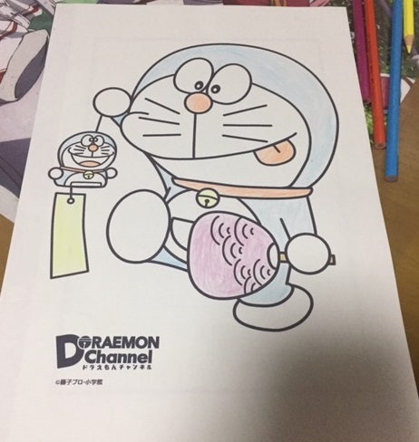 塗り絵は大人 技術は子供 塗り絵道 第１５歩目 ドラえもん Mr All Rounderへの歩み