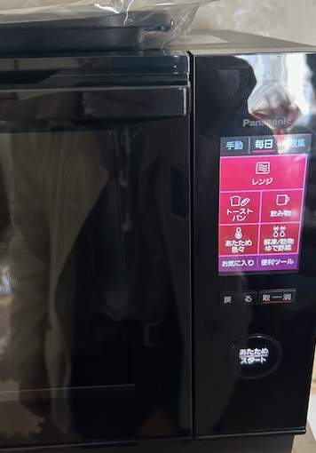 買い物）7万円のパナソニックのビストロの25L電子レンジ購入