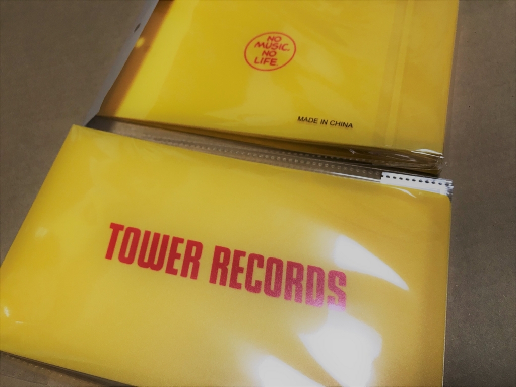 TOWER RECORDS チケットファイル YELLOW