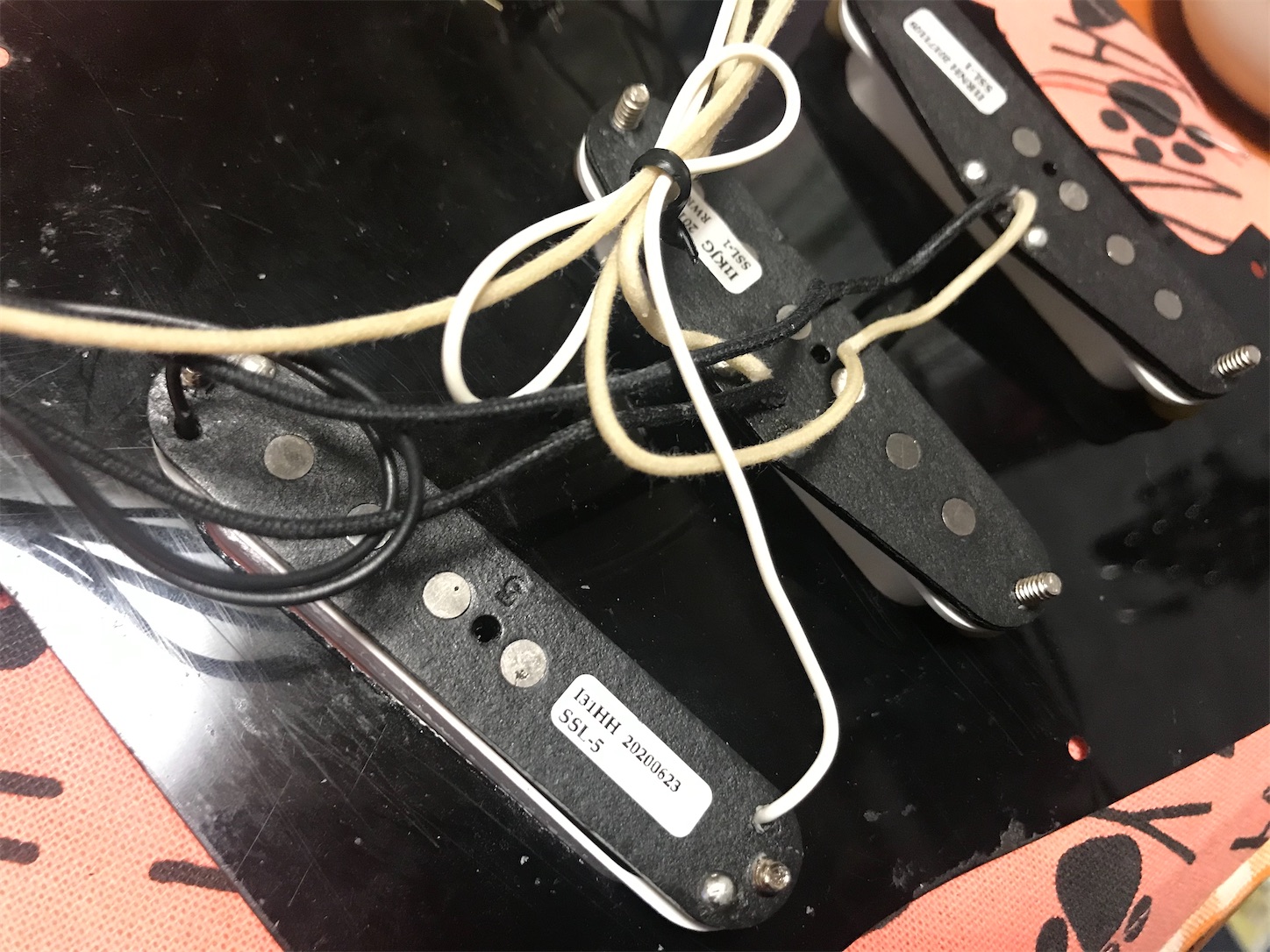 ギターメンテ】SEYMOUR DUNCAN SSL-5 ピックアップ交換 - 60sec