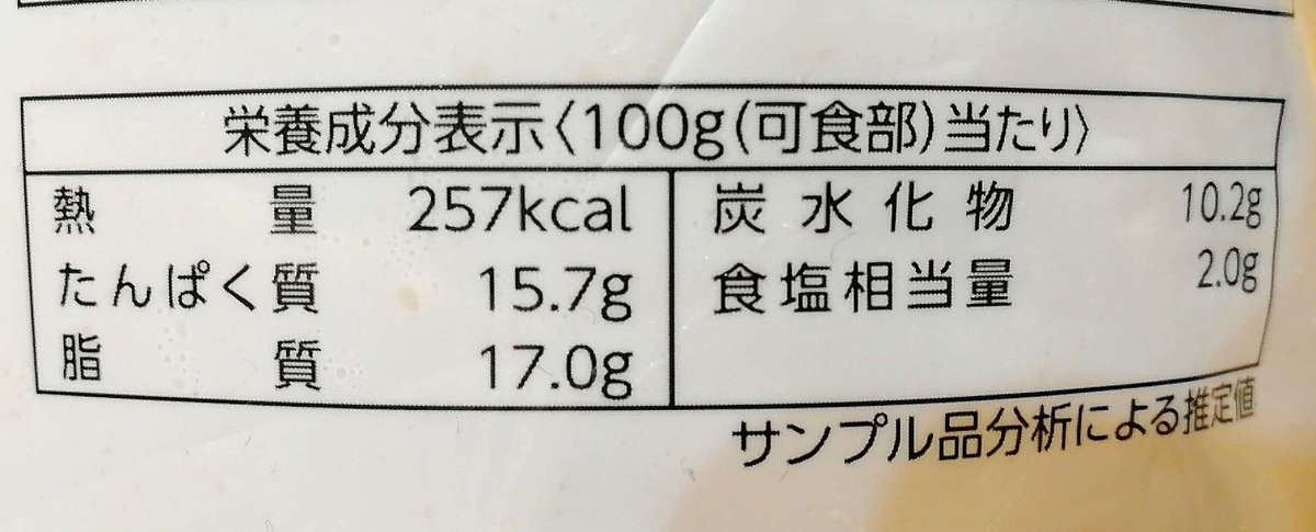 チキチキボーンのカロリーは？