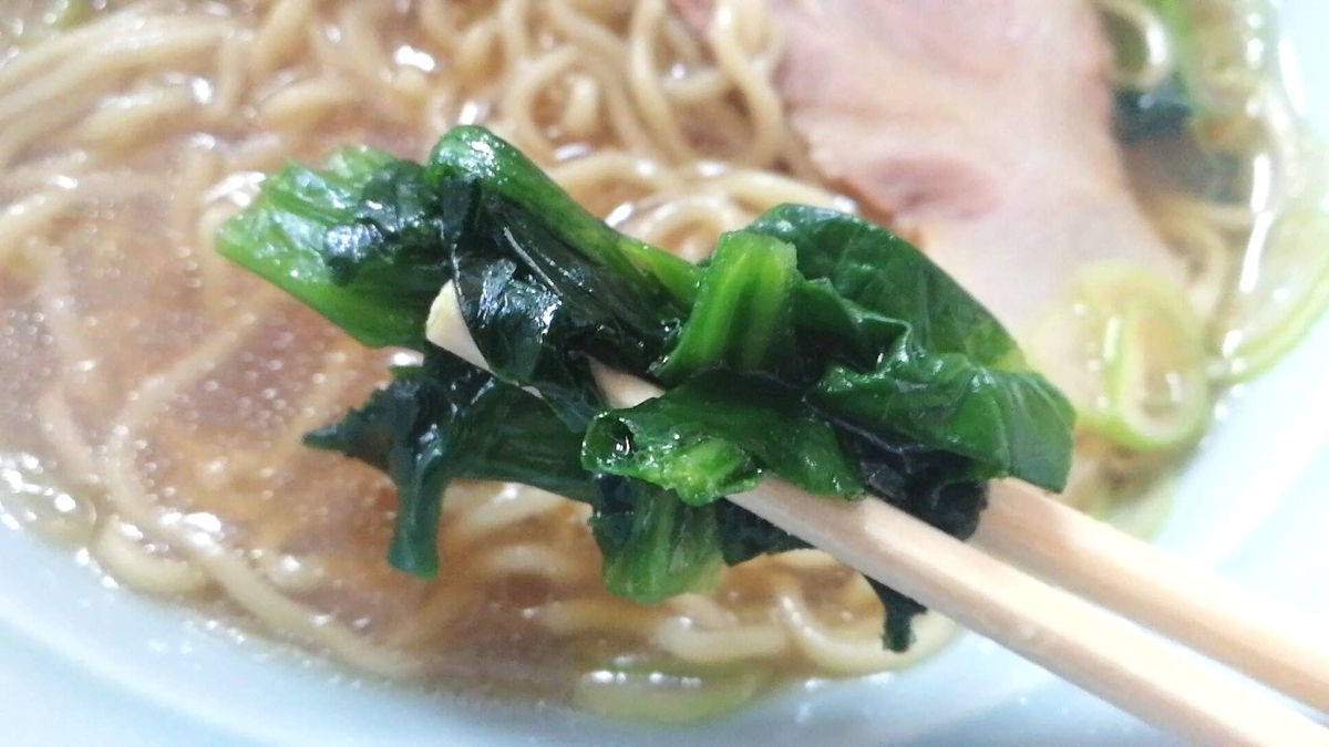 岩手のラーショはホウレン草入りが多い？家系テイストを感じます！