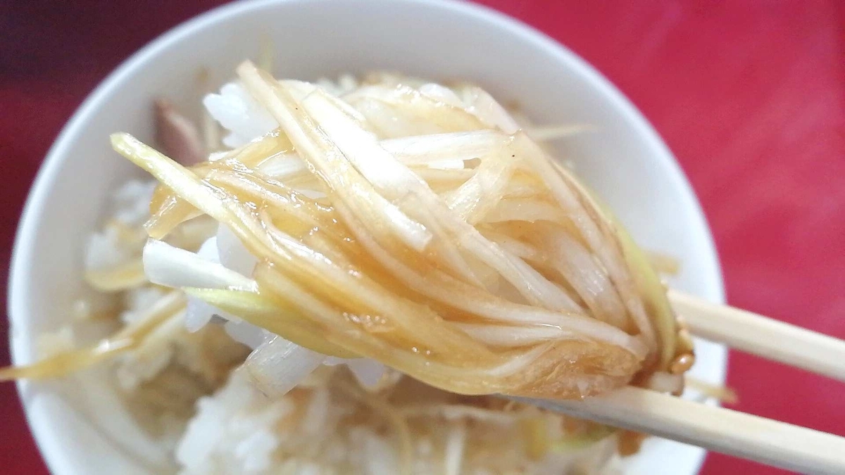 妙に美味いラーショのネギｗ 岩手はタレたっぷりのネギ丼が多い！うまい！