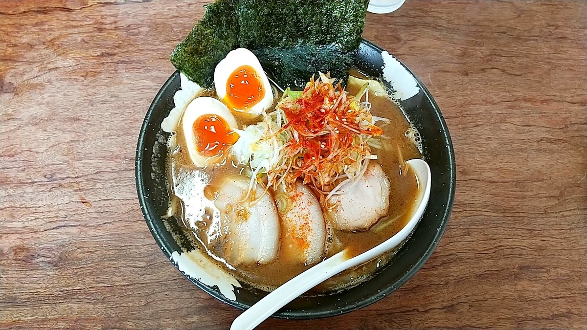 大仙市「しな竹」の全部のせ味噌ラーメン！パンチあります・・・！