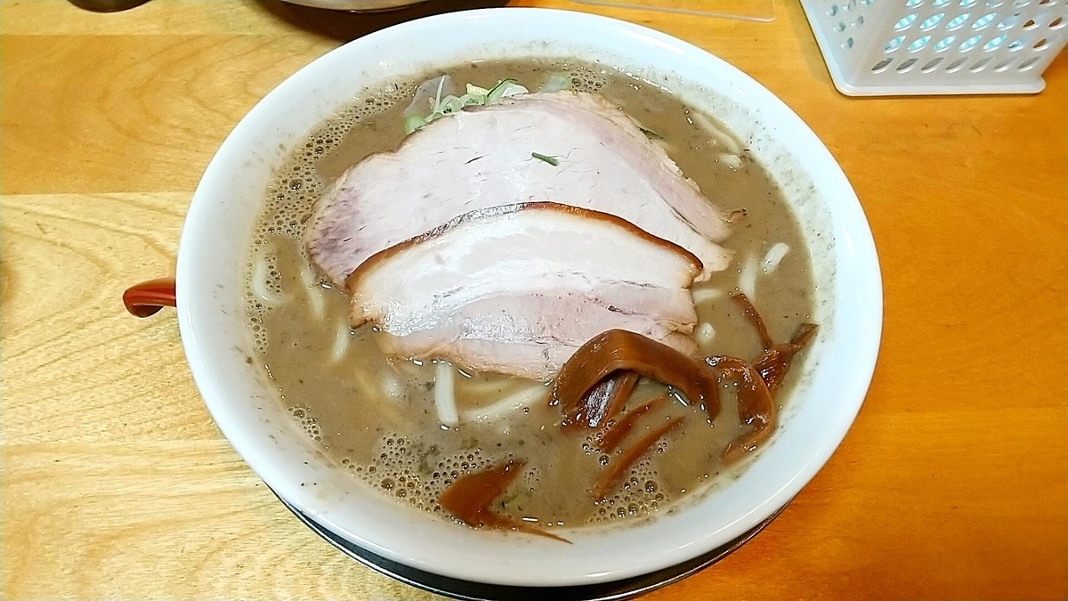 長尾中華そば濃厚煮干しラーメン「ゴグニボ」！