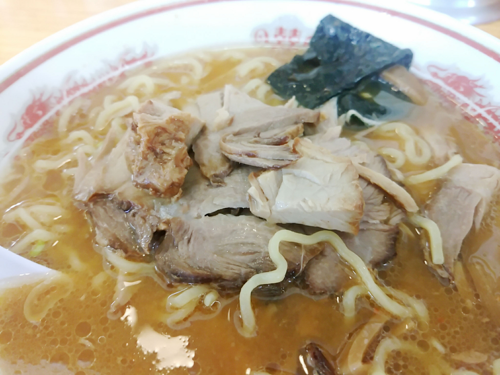 ふと食べたくなる吾作ラーメン。チャーシューも美味い！