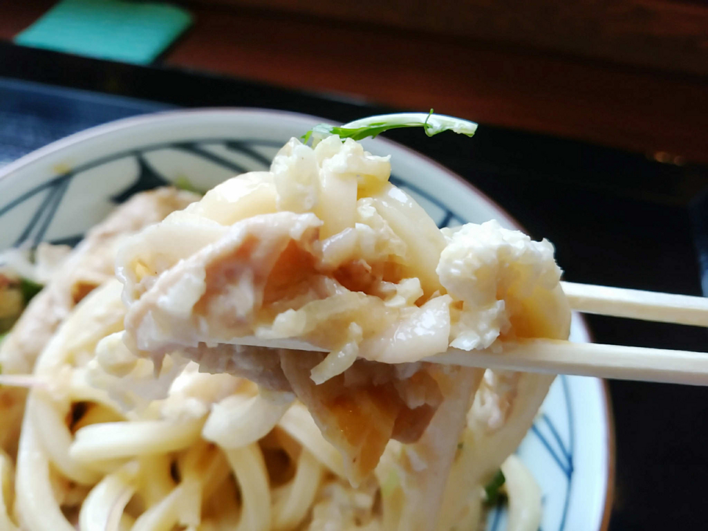 丸亀製麺の「ジャンクまぜそば」的なぶっかけが好きなんだけど・・・