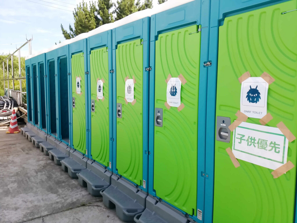 男鹿フェス。トイレ問題もバッチリ対策されています！