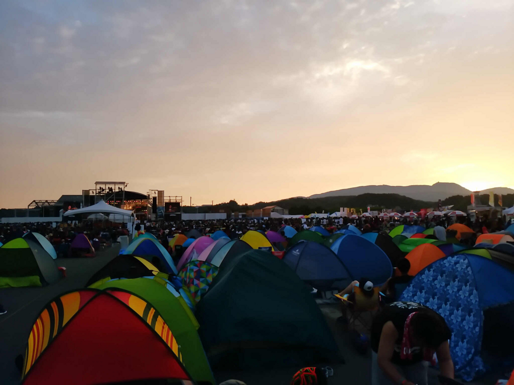 男鹿フェス。夕暮れ時の雰囲気が最高！