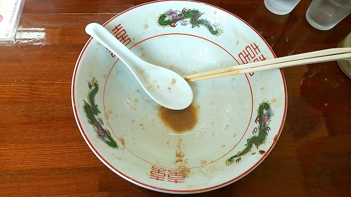 にぼすけの二郎系ラーメン。予想以上に美味しくて完食完飲!