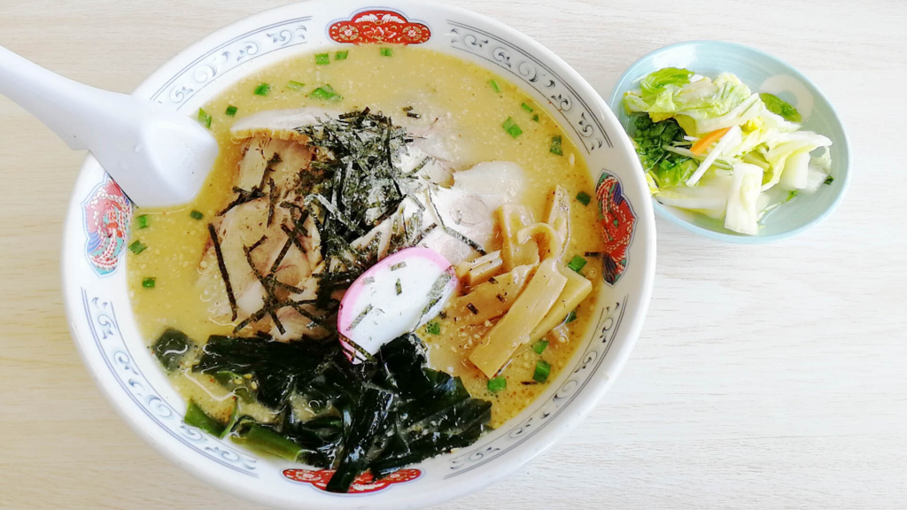 ラーメンショップ１０５のネギ味噌ラーメン。間違いないやつ。