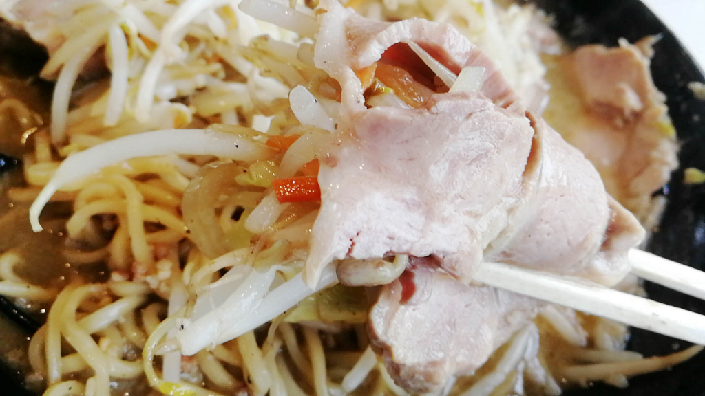 大仙市ラーメン「無弐」の鬼山豚味噌麺。野菜味噌ラーメンとしては満点!
