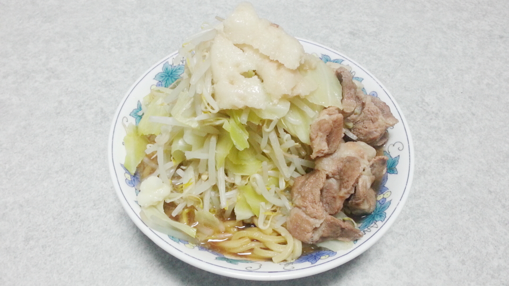 市販の冷凍つけ麺で簡単に家二郎ができる！？
