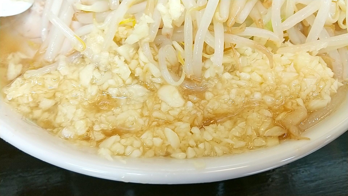 大館市の二郎系「バク豚」のラーメンは絶対ニンニク入りがオススメ!
