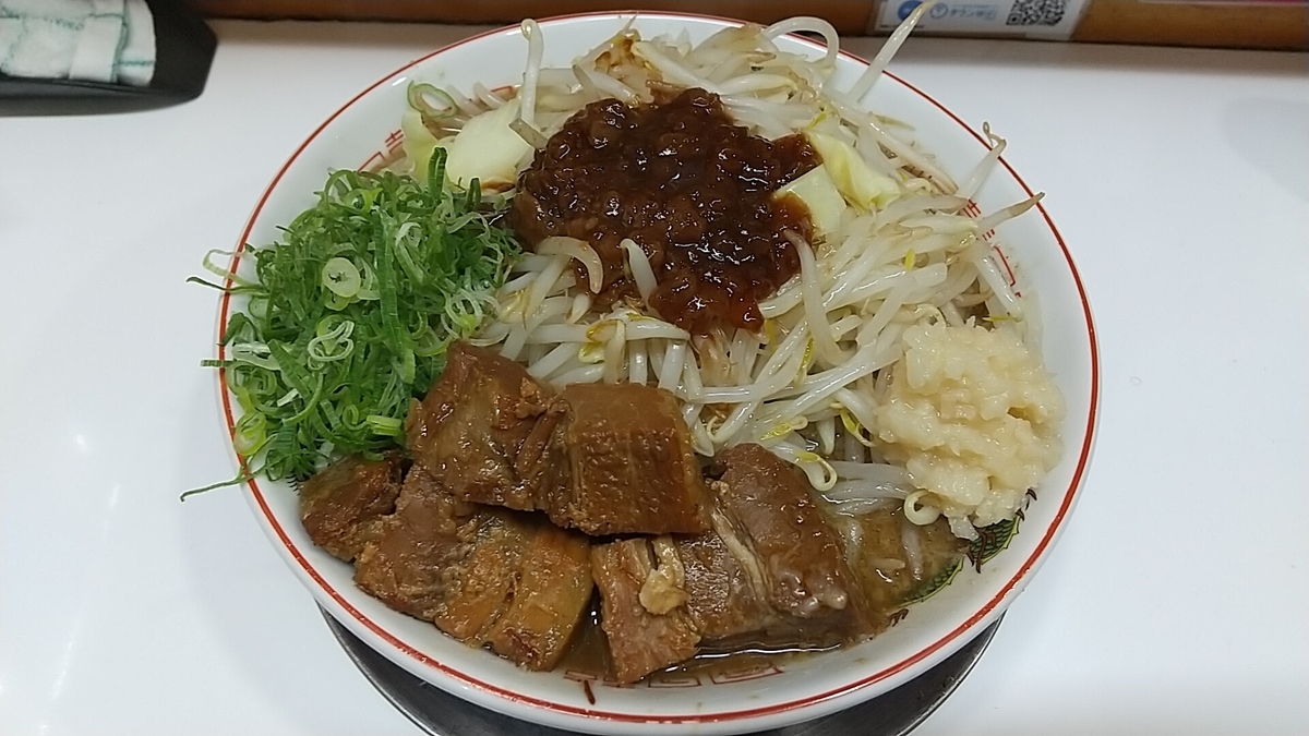 にぼすけの二郎系ラーメンが予想以上に美味しかった！