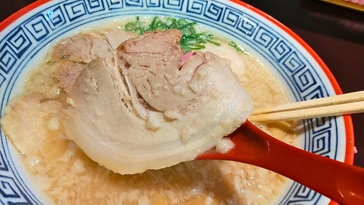 麺屋はじめ。チャーシューが美味しい店。