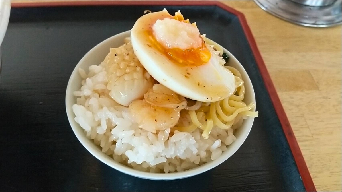 ラーメン万万でラーメンライス!