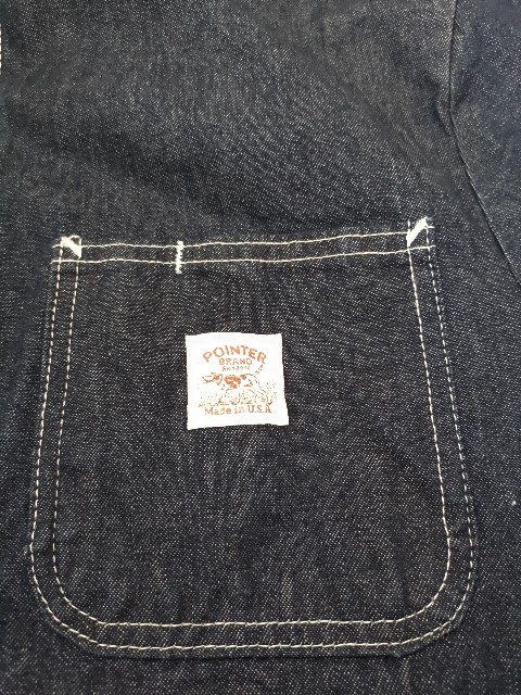 No.105 POINTER brand cone denim indigo coveralls RN14916