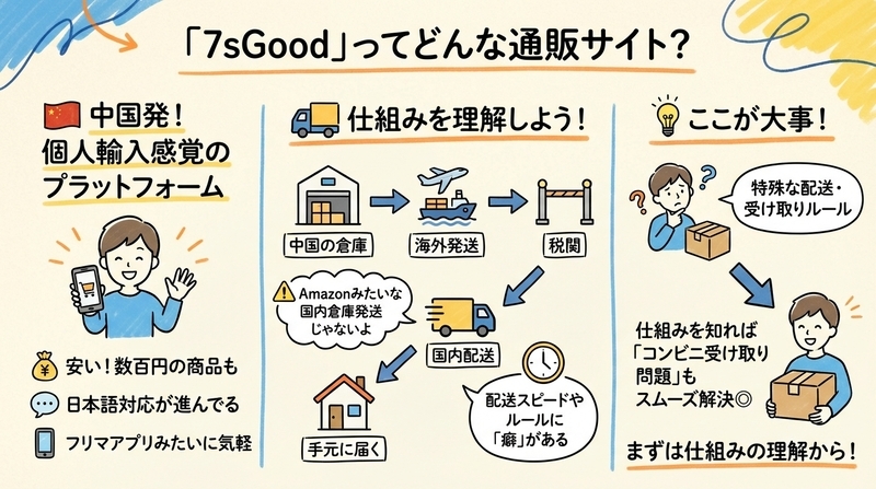 7sGoodとは？海外通販サイトの基本を簡単に解説